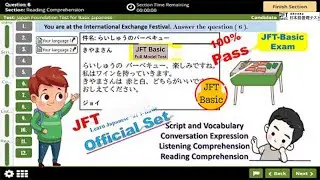 JFT basic a2 Model Question 2025 | JFT  Japan Foundtion Text  SCRIPT AND VOCADULARY