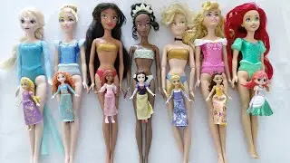 Disney Princess Doll Makeover ~ DIY Miniature Ideas for Barbie   Wig, Dress, Faceup, andMore! DIY