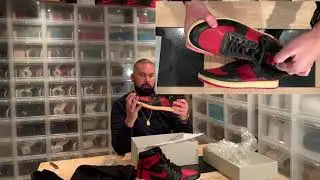 Collegium Pillar Destroyer High Black/Red Compared To Air Jordan 1 Retro High Bred / Banned - TTS?