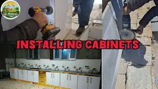 Bringing and installing kitchen Cabinets;Simple Daily Vlog Afghanistan village 🇦🇫
