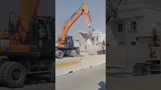 Construction vehicles Ep-4, track loading excavator, heavy equipment bull dozer
