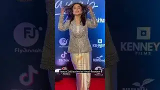 #yumnazaidi arrived at premiere of #nayab movie
