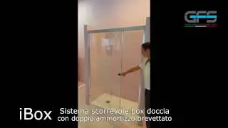 GFS IBOX Patented Glass shower sliding system