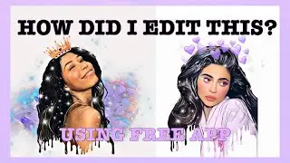 PICSART DRIPPING EFFECT | HOW TO EDIT DRIPPING EFFECT | PICSART EDITING TUTORIAL | HOW TO CARTOONIZE