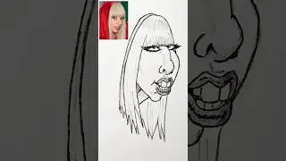 ✏️ @LadyGaga #artshorts #drawingtutorial #ladygaga #drawingshorts #pencildraw #portraitdraw