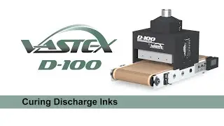 Curing Discharge Ink on a Vastex D-100