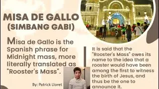 What is Simbang Gabi? by Patrick Lloret