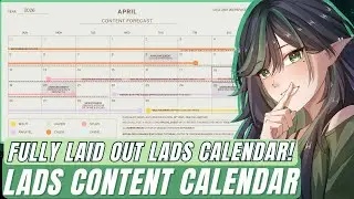 CALENDAR SCHEDULE UNTIL APRIL! | Love and Deepspace