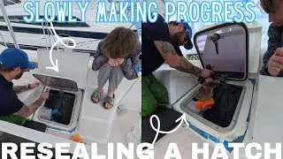 It’s About Time! Finally Making Progress on the Aft Cabin Hatch 🚤. Ep. 8