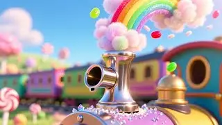 Jellybean Train Goes Choo Choo | Candy Train Song for Kids | Fun Nursery Rhymes & Kids Songs
