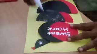 Easy paper Bird craft for kids welcome card ideas பேப்பர் ஐடியாஸ் Sunrise Madurai@Vimal143-n5c