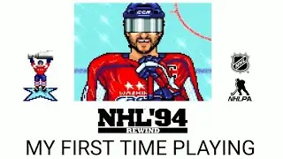 I played NHL 94 Rewind for the first time.