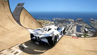 GTA 5 Water Ragdolls Spiderman VS Supercar (Euphoria Physics Fails and Funny Moments) Bugatti