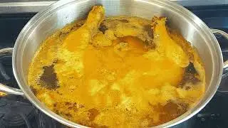 How to Make Bone Broth - Chicken Stock - Hearty Robust Full of Flavor - Real World Kitchen Skills