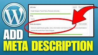 How To Add Meta Description & Title in WordPress Website