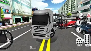 New White Hyundai Xcient Truck for Parking – 3D Driving Class Android Game || Car Game #gameplay
