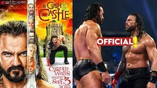BREAKING NEWS ! WWE UK Premium Live Event Full Details out, Roman Reigns vs Drew McIntyre Match