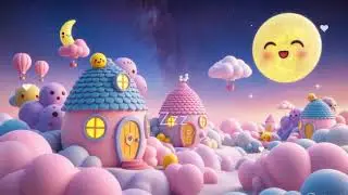 ✨ Rain Symphony Baby Lullaby&mdash;Cloud Mist Harp Melodies for Calm, Warm Infant Night Sleep