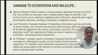 EFFECTS OF POOR SOLID WASTE MANAGEMENT AND METHODS OF SOLID WASTE MANAGEMENT