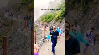 Amarnath Yatra 2025.             #shorts  #trending #amarnath #kashmir #travel #youtubeshorts #song