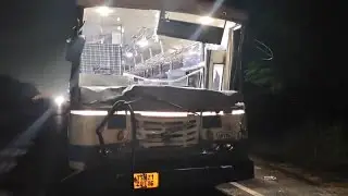 10 Injured as TSRTC Bus Rams Tractor in Karimnagar