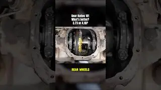 Gear Ratio 101: What&rsquo;s better? 3.73 or 4.10? #latemodelresto #shorts