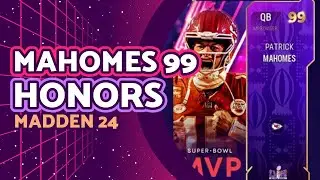 MADDEN 24 99 MAHOMES SET PLUS NFL HONORS. METHODS PLUS PACKS.