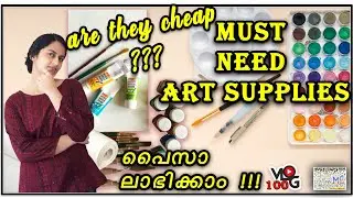 #100|Don't make a mistake,save money|Acrylic and watercolour painting materials and their rates