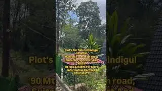 Plots for sale in dindigul sirumalai,For more information contact : 9791516973,#sirumalai #viral