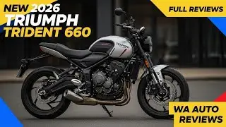New 2026 Triumph Trident 660 สีเงิน&ndash;ดำ รีวิวเต็มพลัง สมรรถนะจริงทุกรายละเอียด | WA Auto Reviews