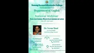 National Webinar on 'Fan cultures: Multiple modes of love'
