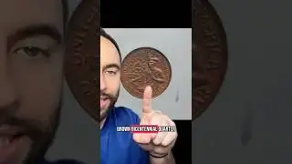Someone found a BROWN drummer quarter!!! #findingmoney #quarter #quarters #coin #coins