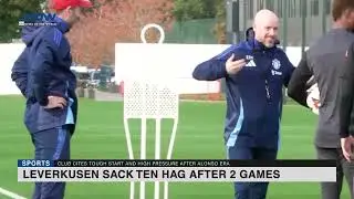 Leverkusen sack ten Hag after 2 games