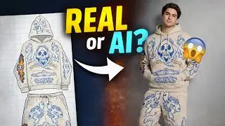 From Sketch to AI Fashion Photoshoot 🤯 | Full Workflow