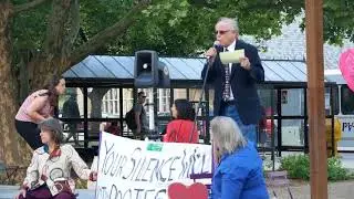 ACLU director Bill Newman calls for activism against Trump at Northampton rally