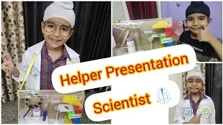 Best Speech on Scientists | Community Helper presentation | DIY lab equipment | Preprimary | Kids
