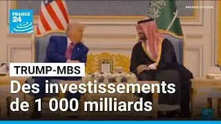 Mohammed ben Salmane annonce 1 000 milliards d'investissements aux &Eacute;tats-Unis &bull; FRANCE 24