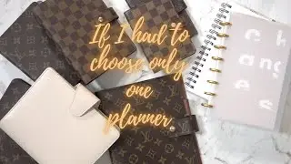 If I Had to Choose Only One Planner