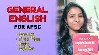 How to prepare General English for APSC || Books || APSC 2018 & 2019