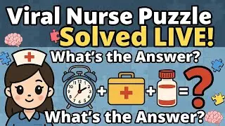Viral Nurse Clock Puzzle Solved LIVE! Brain Teaser Answer Revealed 60+29+30+23=?Math Riddle 2026