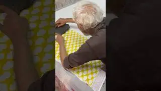 Bagru print handblock print process .#maheshwarisilk #bagruprint #handblock #hastkala #bagru #saree