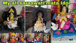 My all sarswati mata artwork 👍❤️ enjoy all my best artwork in one video 📸 #durga #durgamaa #art