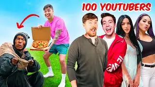 AYUDÉ a 100 PERSONAS con 100 YOUTUBERS