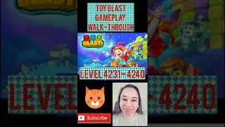 TOY BLAST GAMEPLAY LEVEL 4231 4232 4233 4234 4235 4236 4237 4238 4239 4240 ✅️👍#toyblast #gameplay