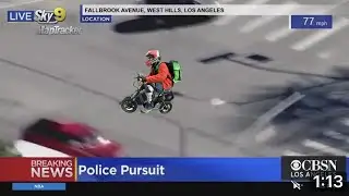 Emove Roadrunner Pro HollywoodElectric scooter Doordash POLICE ARE CHASING 54 YEAR OLD ON SCOOTER