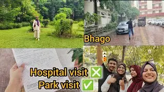 Hospital visit ❎ park visit ✅| feeling not well 😮‍💨| kisa zehra 