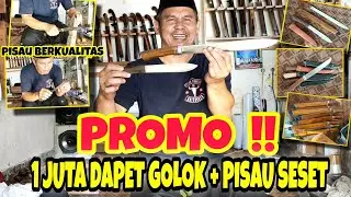 PROMO LAGI ‼️ 1 JUTA DAPET GOLOK SAMA PISAU ‼️ Golok Sembelih Qrisdoren H.M.Sidik