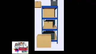 Weitspannregal | Blau | Regal f&uuml;r Keller & Werkstatt | Traglast bis 1600 kg