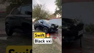 NEW Swift VXI Optional 2025 🔥 Black Colour Full Walkaround | Features & On-Road Price