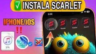 Instalar IPA EN IPHONE SCARLET ACTUALIZADA ‼️🤩SIN REVOKE GRATIS(sin PC) #scarletios